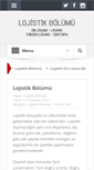 Mobile Screenshot of lojistikbolumu.com